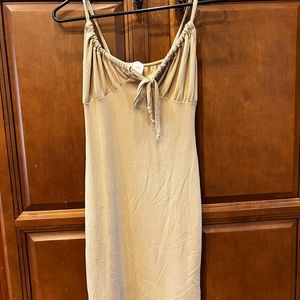 Tan Bodycon Dress